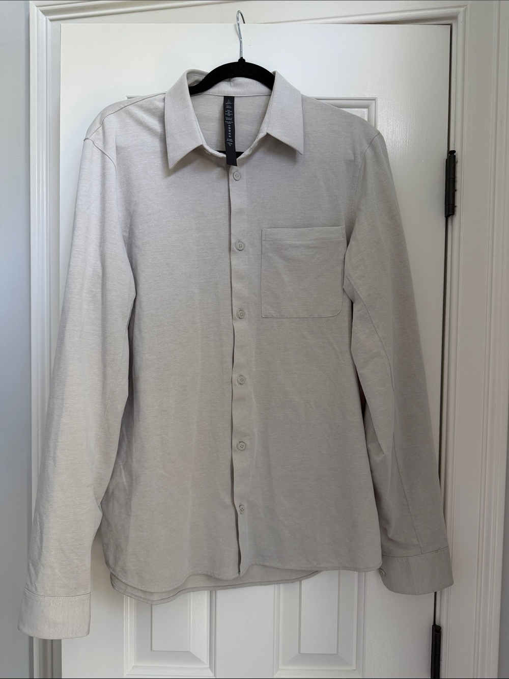 lululemon Men's Tan Casual Button-Down Shirt